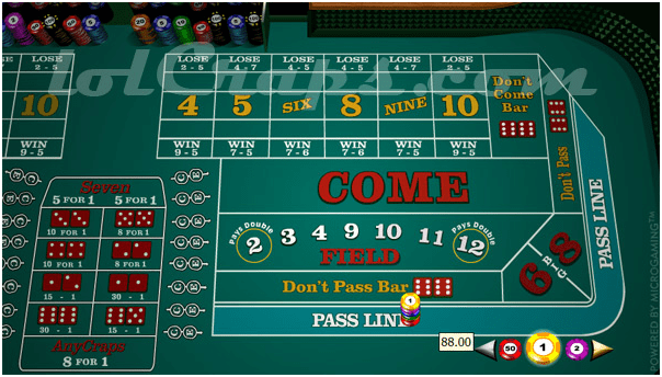 craps lay bet strategy