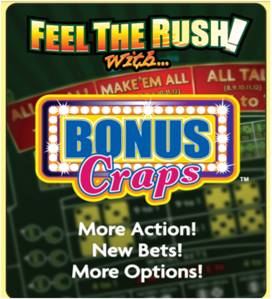 How many bets does bonus craps have