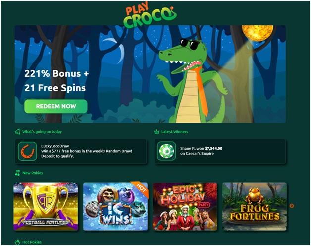 How to play craps at play croco casino online