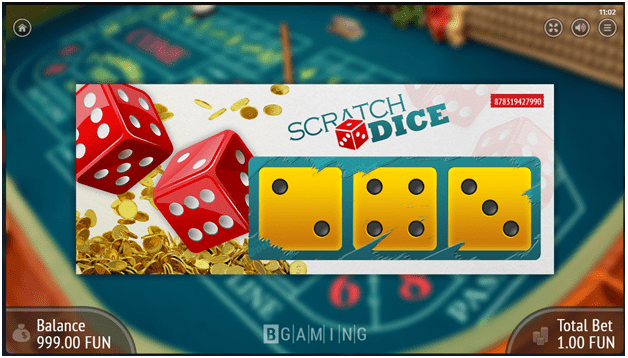 Scratch Dice Online at bitstarz Casino